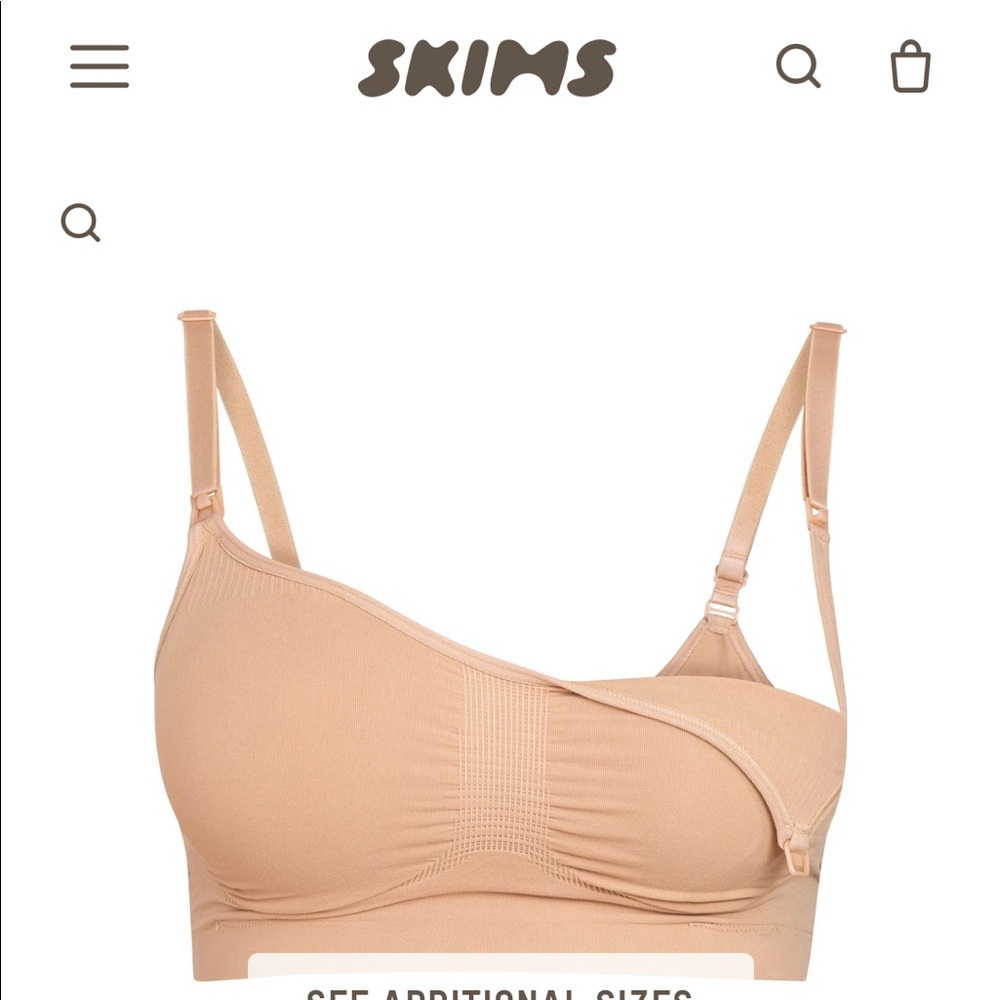 Skims MATERNITY NURSING SCULPTING BRA in Clay never worn!